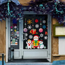 Adesivos de Janela de Natal 2025 – Decoração de Parede e Vidro, Quarto Infantil, Ano Novo 2026