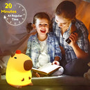 Luminária Capivara LED Noturna – Recarregável USB, Toque, Luz Suave Sleep Night TikTok