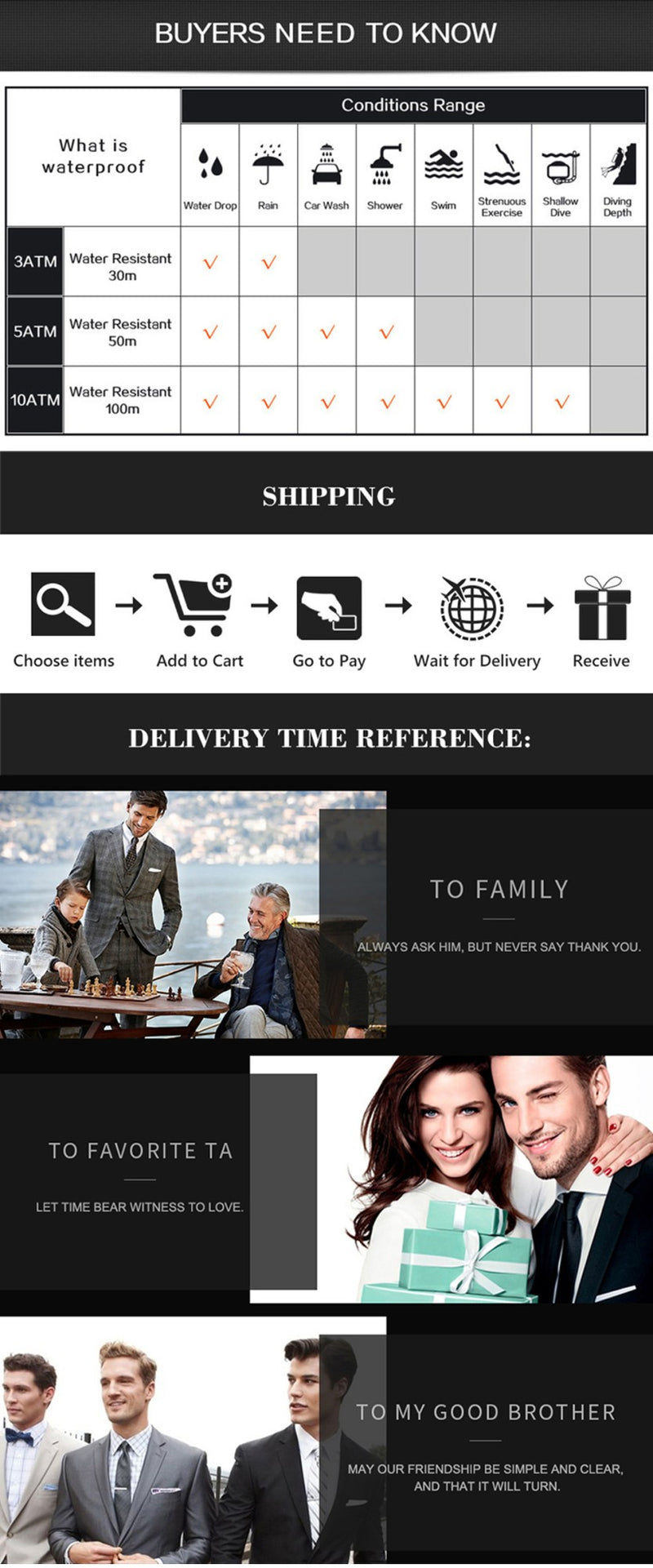 Relógio Masculino Poedagar Esporte Luxo – Quartzo, Aço Inoxidável, À Prova D’Água