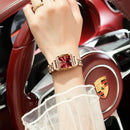 Relógio Feminino de Luxo Poedagar – Quartzo, Diamante, À Prova D’Água, Aço Inoxidável + Caixa Premium