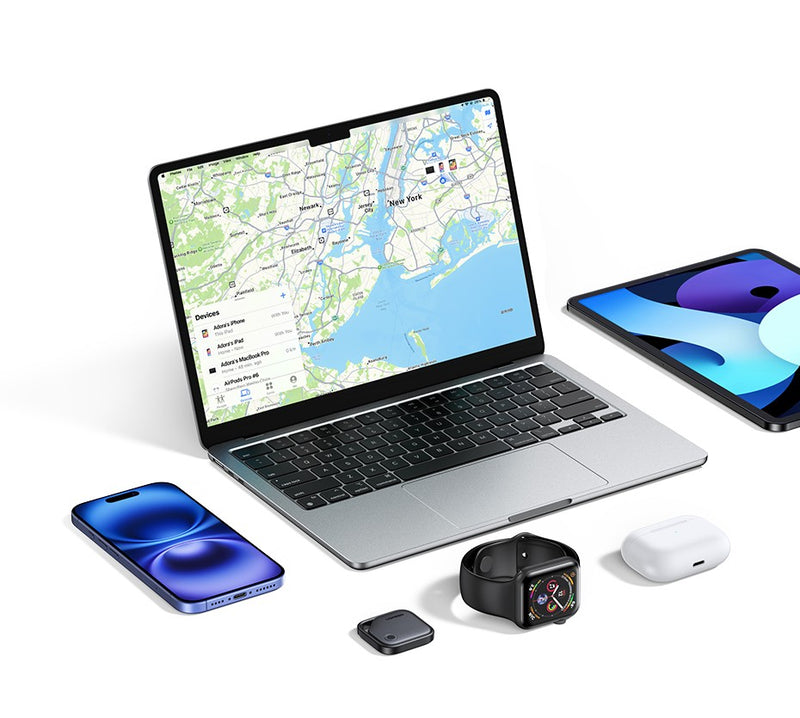 UGREEN Smart Bluetooth Tracker – Localizador de Chaves e Itens, Compatível com Apple Find My (iOS), Bateria até 2 Anos
