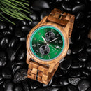 Relógio Masculino de Madeira Bobo Bird – Artesanal, Vintage, Elegante
