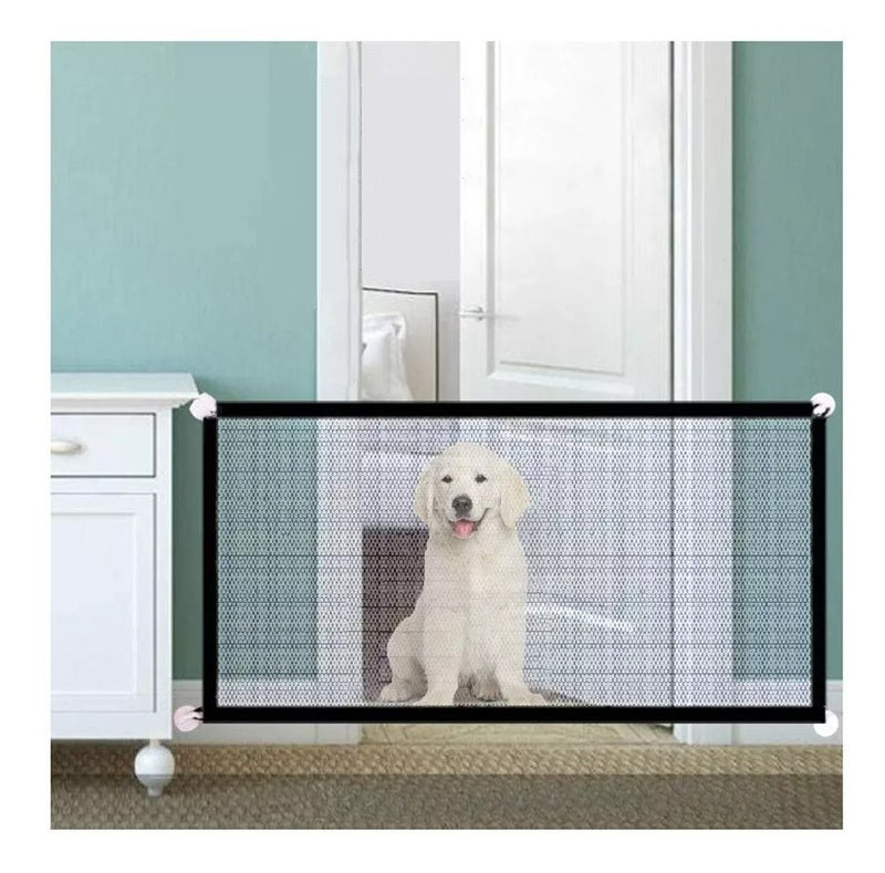 Portão Retrátil de Proteção para Pets e Crianças – Tela Flexível e Segura