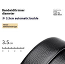 Cinto Masculino OYIFAN – Couro Genuíno, Fivela Automática, Ajuste Perfeito para Homens