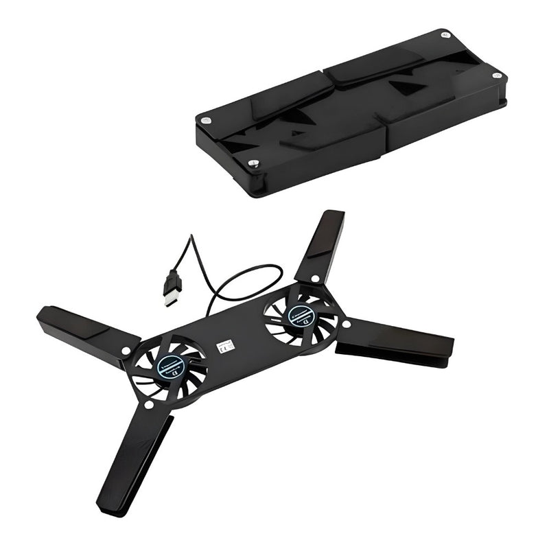 Suporte para Notebook com Cooler de Ventilação – Ergonomia e Resfriamento