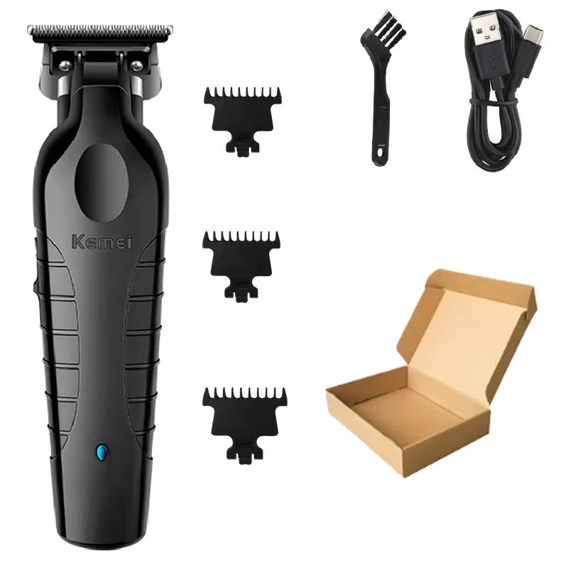 Kit Profissional de Corte de Cabelo Kemei – Aparador e Barbeador Elétrico Masculino KM-2299 / KM-2026 / KM-5083