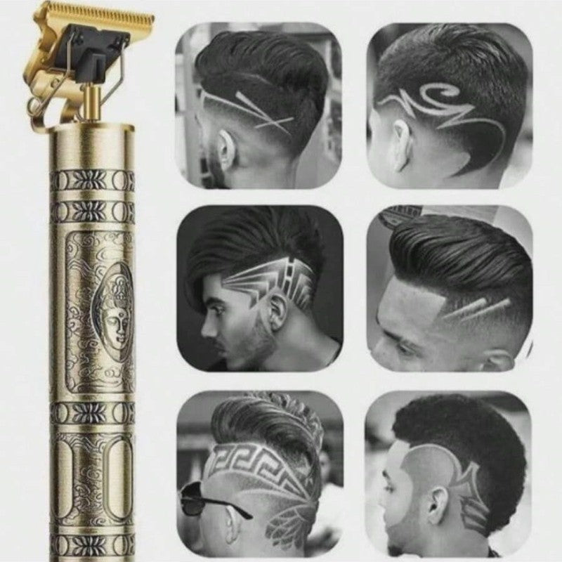 Máquina de Barbear Elétrica Masculina – Aparador e Cortador de Cabelo Profissional