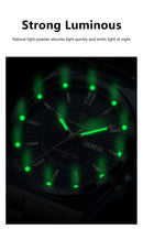 Relógio Masculino Poedagar Esporte Luxo – Quartzo, Aço Inoxidável, À Prova D’Água