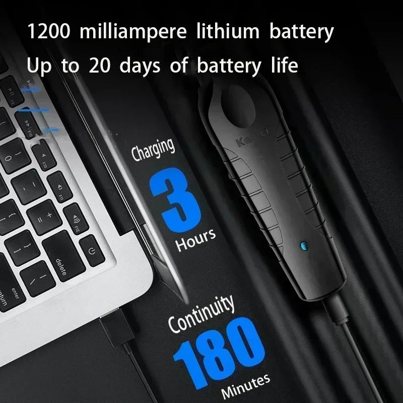 Kit Profissional de Corte de Cabelo Kemei – Aparador e Barbeador Elétrico Masculino KM-2299 / KM-2026 / KM-5083