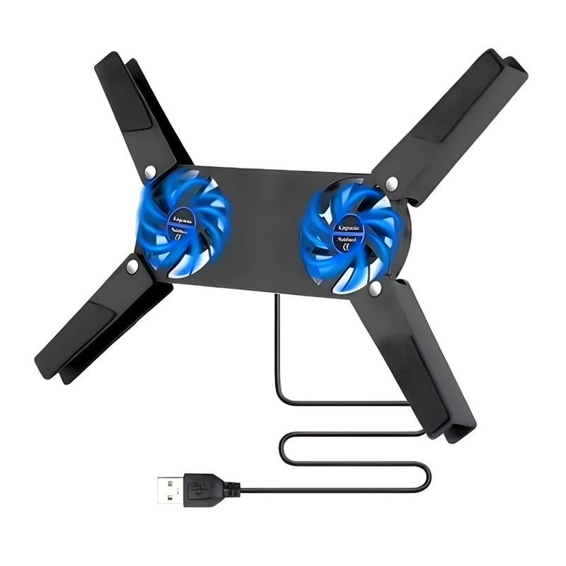 Suporte para Notebook com Cooler de Ventilação – Ergonomia e Resfriamento