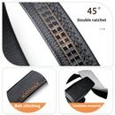 Cinto Masculino OYIFAN – Couro Genuíno, Fivela Automática, Ajuste Perfeito para Homens