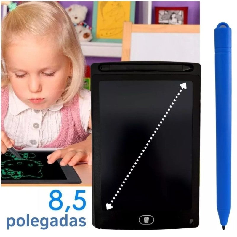 Lousa Tablet Mágica LCD 8.5” – Para Escrever, Pintar e Desenhar
