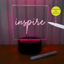 Luminária de Mesa B-Max BM-F945 – LED com Lousa e Caneta para Escrever