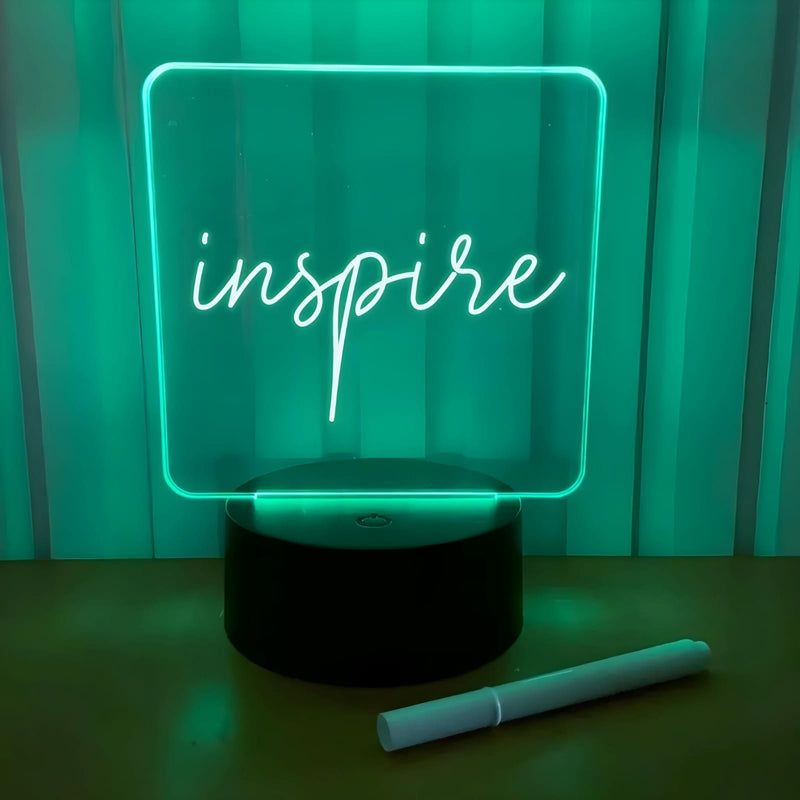 Luminária de Mesa B-Max BM-F945 – LED com Lousa e Caneta para Escrever