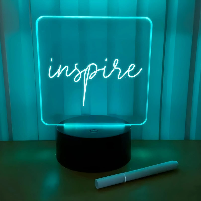 Luminária de Mesa B-Max BM-F945 – LED com Lousa e Caneta para Escrever